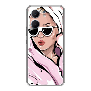 Чохол з картинкою Модні Дівчата OPPO A5x – Дівчина в халаті