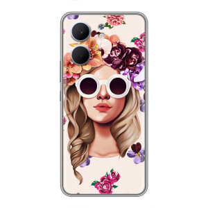 Чохол з картинкою Модні Дівчата OPPO A5x – Дівчина в окулярах