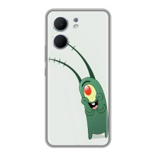 Чехол с картинкой "Одноглазый Планктон" на OPPO A5x (Милый Планктон)