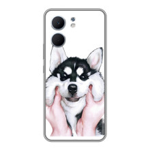 Бампер для OPPO A5x с картинкой "Песики" – Собака Хаски