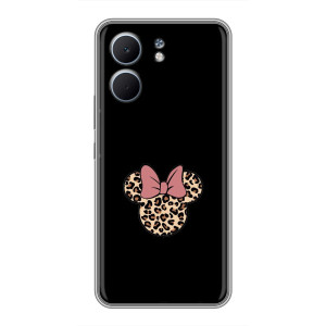 Чехол с леопардовым принтом на OPPO A5x – Леопардовая Минни