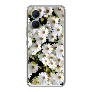 Чехол с ромашками на OPPO A5x – Рамка в ромашках