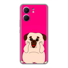 Чехол (ТПУ) Милые собачки для OPPO A5x (Веселый Мопсик)