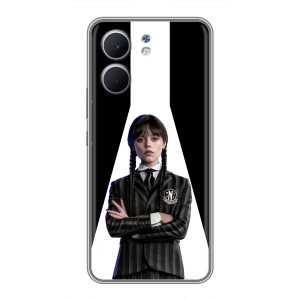 Чехлы Венсдей на OPPO A5x Уэнсдей (AlphaPrint)