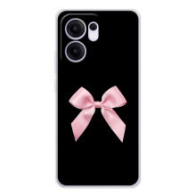 Чехол банты для OPPO A5x – Бант на черном