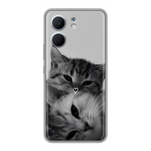 Чехол с рисунком кот на OPPO A5x (Пара котов)