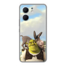 Чохол з мультфільмом Шрек на OPPO A5x – Шрек і осел