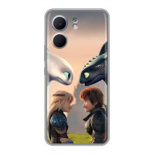 Чехол как приручить дракона на OPPO A5x (Гикавка и Астрид)