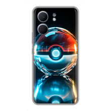 Чехол с Пикачу на OPPO A5x – Мяч Пикачу
