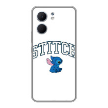 Чехол с принтом Стич на OPPO A5x (Стич лого)