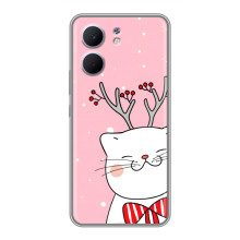 Новорічні Чохли для Оппо А5х (VPrint) (Зимовий кіт)