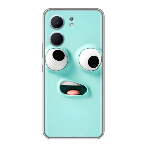 Силиконовые Чехлы (смешные стикеры) для OPPO A5x – мордочка