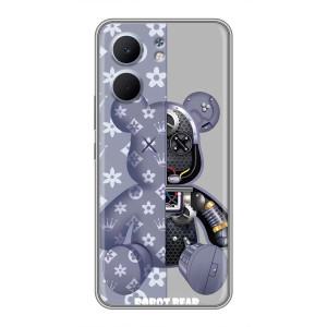 Силиконовый чехол для OPPO A5x (Медведь Louis Vuitton)