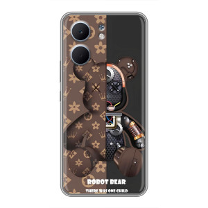 Силиконовый чехол для OPPO A5x (Медмедь Луи Виттон)