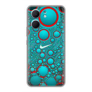 Силиконовый Чехол на OPPO A5x с картинкой Nike – Найк зеленый