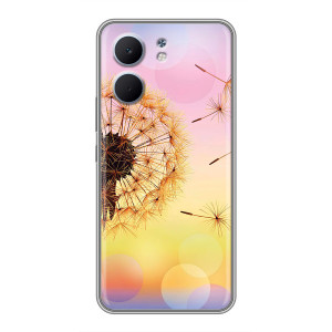 Силиконовый Чехол с одуванчиками на OPPO A5x – Цветок-одуванчик
