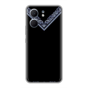Силиконовый Чехол на OPPO A5x – Воротник вышиванки