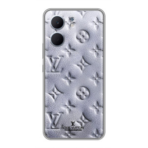 Текстурний Чохол Louis Vuitton для Оппо A5x – Білий ЛВ