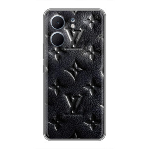 Текстурний Чохол Louis Vuitton для Оппо A5x – Чорний ЛВ