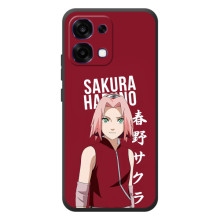 Чехлы Персонажи Аниме Наруто для OPPO A6 Pro (AlphaPrint) (Аниме Сакура)