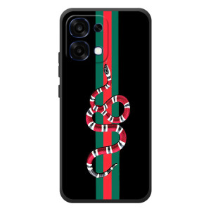 Чехлы Бренд GUCCI для OPPO A6 Pro – Змей Гуччи
