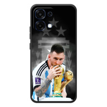 Чехлы для OPPO A6 Pro (Leo чемпион) (AlphaPrint) – Месси Чемпион