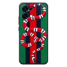 Чехлы ГУЧЧИ для ОППО А6 Про (AlphaPrint) – Gucci змия