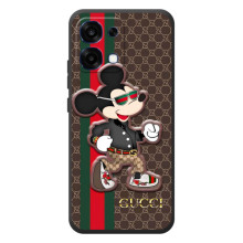 Чехлы ГУЧЧИ для ОППО А6 Про (AlphaPrint) – Маус Гуччи