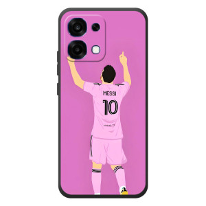 Чехлы Лео Месси в Майами на OPPO A6 Pro – Празднование Месси