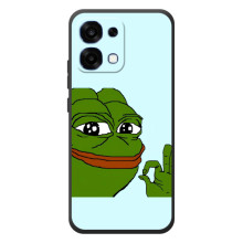 Чохли з зображенням Жаба Мем на OPPO A6 Pro – Жаба все ОК