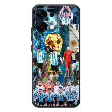 Чехлы Месси для OPPO A6 Pro (AlphaPrint) (Аргентина Месси)