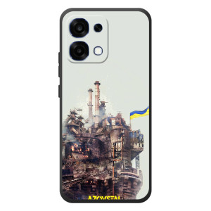 Чехлы на военную тематику для OPPO A6 Pro – Азовсталь