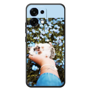 Чехлы с изображением разных животных для OPPO A6 Pro (Ежик на руках)