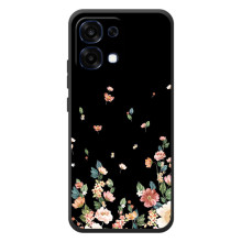 Чехол для ОППО А6 Про - с принтом (Дизайнерские) (AlphaPrint) – Маленькие цветы