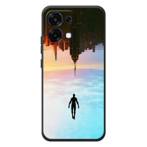 Чехол с человеком пауком для OPPO A6 Pro - (AlphaPrint)