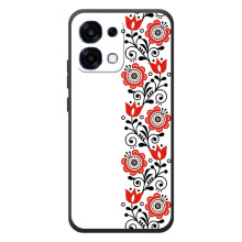 Чехол для Патриота Украины OPPO A6 Pro - (AlphaPrint) – Яркая вишиванка