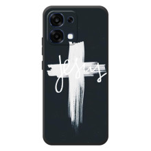 Чехол для OPPO A6 Pro (AlphaPrint) - (Христианские) (Иисус)