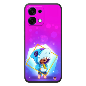 Чохол Бравл Старс для OPPO A6 Pro – Леон у костюмі Акули