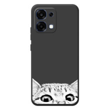 Чехол на ОППО А6 Про с Котами (VPrint) (Выглядывает кот)