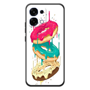 Чохол з зображенням смачної їжі для OPPO A6 Pro – Соковиті пончики