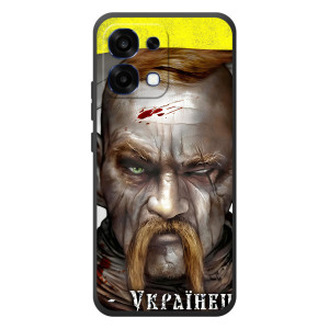 Чехол с картинкой (Патриотический КОЗАК) на OPPO A6 Pro – Одноглазый Козак