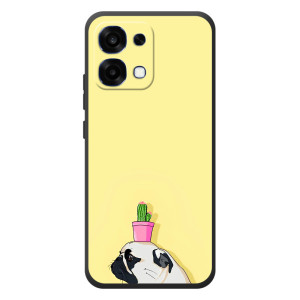 Бампер для OPPO A6 Pro з картинкою "Песики" (Кактус на голові)