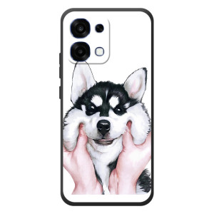 Бампер для OPPO A6 Pro з картинкою "Песики" (Собака Хаскі)