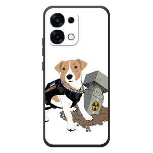 Чехол с принтом Собаки Патрон для OPPO A6 Pro – Пёс Патрон с ракетой
