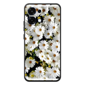 Чехол с ромашками на OPPO A6 Pro – Рамка в ромашках