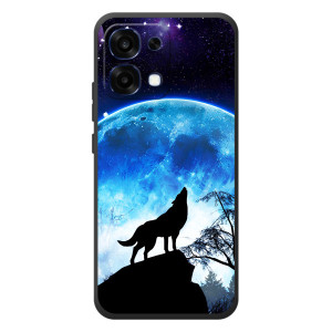 Чехол с Волком на OPPO A6 Pro – Воет на луну