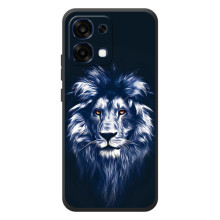 Чехол со Львом для OPPO A6 Pro (VPrint) – Синий Лев