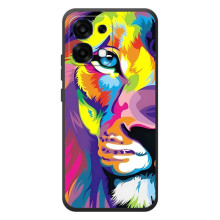 Чехол со Львом для OPPO A6 Pro (VPrint) – Яркий Лев