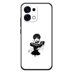 Чехлы Венсдей на OPPO A6 Pro Уэнсдей (AlphaPrint)