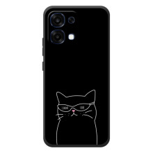 Чохол з малюнком кіт на OPPO A6 Pro (Байдужий кіт)